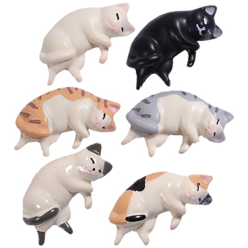 UPKOCH Niedliche Mini-katzenstatuen Aus Kunstharz 6 Stück Kätzchenfiguren Spielzeug Für Den Schreibtisch Heimdekoration UPKOCH Niedliche Mini-katzenstatuen Aus Kunstharz 6 Stück Kätzchenfiguren Spielzeug Für Den Schreibtisch Heimdekoration von UPKOCH