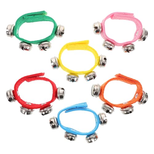UPKOCH 6 Stück Kleine Armbandglocken, Handschüttelglocken, Musikspielzeug für Kleinkinder, Rhythmusspielzeug, Hand-Augen-koordination,, 7, 08 Zoll UPKOCH 6 Stück Kleine Armbandglocken, Handschüttelglocken, Musikspielzeug für Kleinkinder, Rhythmusspielzeug, Hand-Augen-koordination,, 7, 08 Zoll von UPKOCH