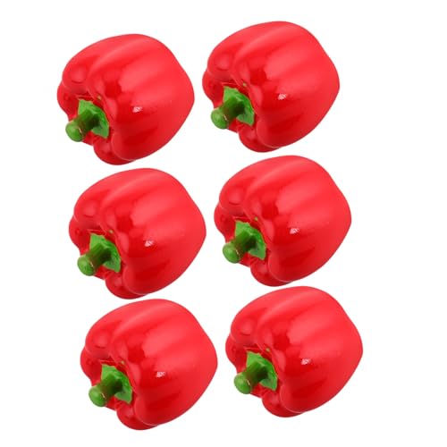 UPKOCH 6 Stück Künstliche Chili Ornamente Paprika Chili Festival Chili Geburtstagsparty Dekorationen Mikro Landschaftsdekorationen Simuliertes Gemüse Künstliche Lebensmittel UPKOCH 6 Stück Künstliche Chili Ornamente Paprika Chili Festival Chili Geburtstagsparty Dekorationen Mikro Landschaftsdekorationen Simuliertes Gemüse Künstliche Lebensmittel von UPKOCH