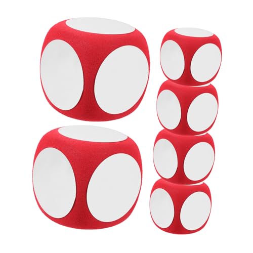 UPKOCH 6 Stück Leere Schaumstoffwürfel Bildungsspielzeug Groß Riesige Spielwürfel Big Foam -würfel Für Klassenzimmer Schaumstoff-spielstütze Leerer Schaum Würfel Jumbo Leeres Brettspiel UPKOCH 6 Stück Leere Schaumstoffwürfel Bildungsspielzeug Groß Riesige Spielwürfel Big Foam -würfel Für Klassenzimmer Schaumstoff-spielstütze Leerer Schaum Würfel Jumbo Leeres Brettspiel von UPKOCH