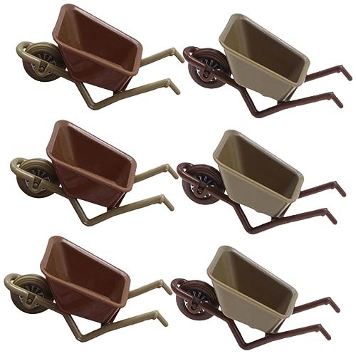UPKOCH 6 Stück Mini Kunststoffwagen Simulationsschubkarre Dekorative Schubkarre Miniatur Schubkarre Ornament Mikro Landschaftsdekor Mini Rad Outdoor Für Mikro Gartenzubehör UPKOCH 6 Stück Mini Kunststoffwagen Simulationsschubkarre Dekorative Schubkarre Miniatur Schubkarre Ornament Mikro Landschaftsdekor Mini Rad Outdoor Für Mikro Gartenzubehör von UPKOCH