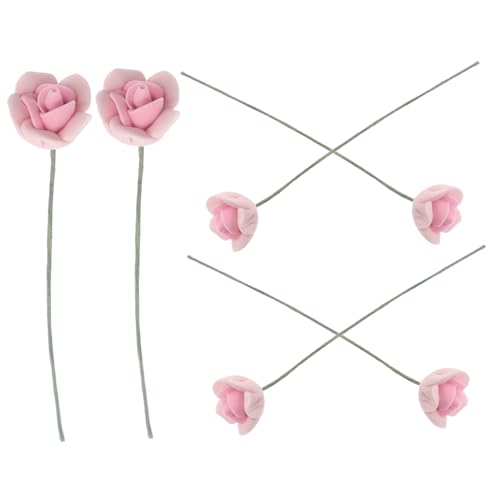 UPKOCH Künstliche Rosenblumen-dekorationsset 6-teilig Mini-blumenpicks Für Puppenhaus-mittelstücke Heimdekoration UPKOCH Künstliche Rosenblumen-dekorationsset 6-teilig Mini-blumenpicks Für Puppenhaus-mittelstücke Heimdekoration von UPKOCH