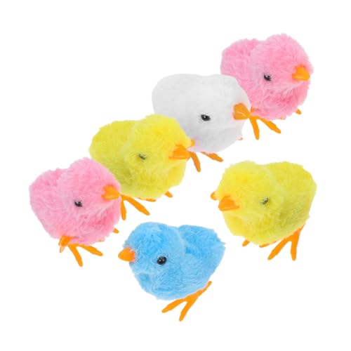 UPKOCH 6 Stück Ostern Wind Up Küken Bunte Plüsch Küken für Partys Spaß für Ergänzung für Ostern und Familienfeiern UPKOCH 6 Stück Ostern Wind Up Küken Bunte Plüsch Küken für Partys Spaß für Ergänzung für Ostern und Familienfeiern von UPKOCH
