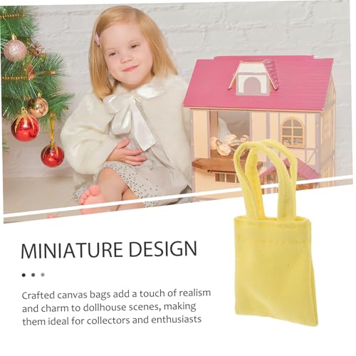 UPKOCH 6 Stück Puppenhaus Accessoires Realistische Mini Handtaschen aus Langlebigem Canvas mit Feiner für Puppendekoration und Sammlerstücke UPKOCH 6 Stück Puppenhaus Accessoires Realistische Mini Handtaschen aus Langlebigem Canvas mit Feiner für Puppendekoration und Sammlerstücke von UPKOCH
