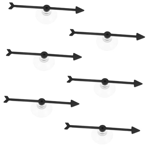UPKOCH 6 Stück Rotierende -Pointer Mit Saugnapf, Kunststoff, Rotierender Für Spiele Mit Saugnapfbasis, Spielbrettspiel, Rotierender Für Den Unterricht von UPKOCH