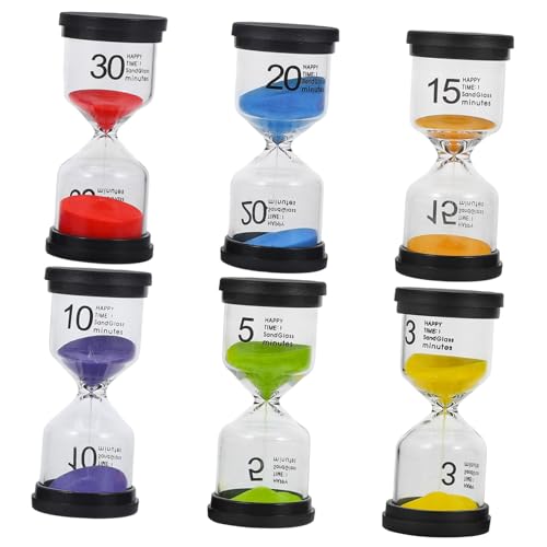 UPKOCH 6 Stück Sanduhr Ornamente Wanduhren Visueller Timer Sonnenaufgangswecker Timer Sandkunst Magnet Timer Sanduhr Countdown Lichtschalter Timer Intervall Timer Und Stoppuhr UPKOCH 6 Stück Sanduhr Ornamente Wanduhren Visueller Timer Sonnenaufgangswecker Timer Sandkunst Magnet Timer Sanduhr Countdown Lichtschalter Timer Intervall Timer Und Stoppuhr von UPKOCH