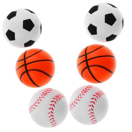 UPKOCH 6 Stück Schaumstoff-Stressball lustiges Niedliches Spielzeugset Motorik klein quetschen Druckentlastungsspielzeug Partygeschenke Pu von UPKOCH