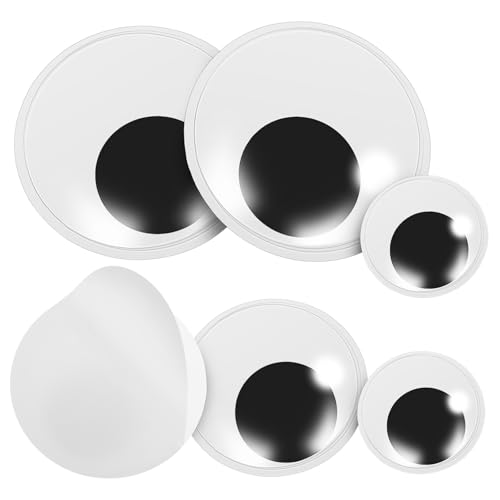 UPKOCH 6 Stück Selbstklebende Sicherheitsaugen PVC Wackelaugen für Basteln Häkeltiere Puppen DIY Handwerk Sicher und Vielseitig Verwendbar UPKOCH 6 Stück Selbstklebende Sicherheitsaugen PVC Wackelaugen für Basteln Häkeltiere Puppen DIY Handwerk Sicher und Vielseitig Verwendbar von UPKOCH