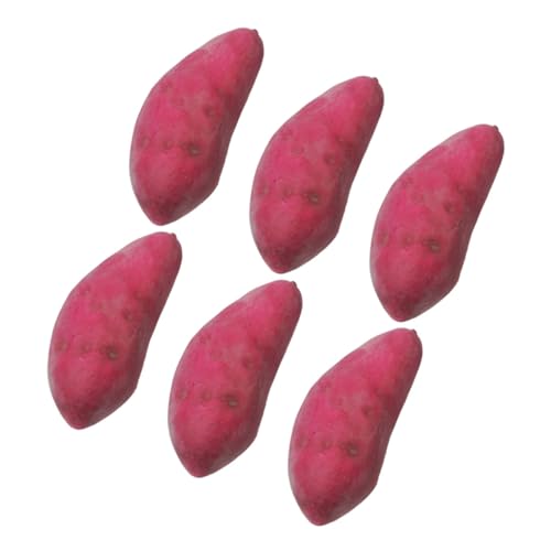 UPKOCH 6 Stück Simuliertes Süßkartoffelmodell Küche Essen Rollenspiel lebensechtes Präsentationsgemüse Obst Simulierte Süßkartoffel Kunstsüßkartoffel künstliches lebensechtes Gemüse UPKOCH 6 Stück Simuliertes Süßkartoffelmodell Küche Essen Rollenspiel lebensechtes Präsentationsgemüse Obst Simulierte Süßkartoffel Kunstsüßkartoffel künstliches lebensechtes Gemüse von UPKOCH
