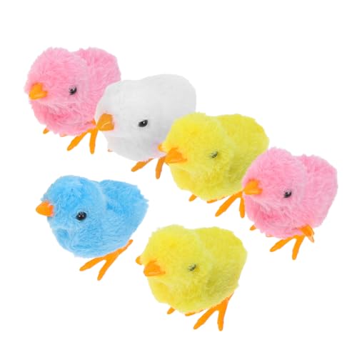 UPKOCH Ostern Party Zubehör 6 Stücke Wind up Chick Spielzeug Plüsch Huhn Spielzeug Keine Batterie Erforderlich UPKOCH Ostern Party Zubehör 6 Stücke Wind up Chick Spielzeug Plüsch Huhn Spielzeug Keine Batterie Erforderlich von UPKOCH