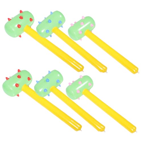 UPKOCH 6 Stück Teiliges Aufblasbares Hammerspielzeug aus Buntem PVC Leichtes mit Lustigem Design Sicher Verarbeitet für Jungen und Mädchen zum Drinnen und Draußen Zufällige Farbe UPKOCH 6 Stück Teiliges Aufblasbares Hammerspielzeug aus Buntem PVC Leichtes mit Lustigem Design Sicher Verarbeitet für Jungen und Mädchen zum Drinnen und Draußen Zufällige Farbe von UPKOCH
