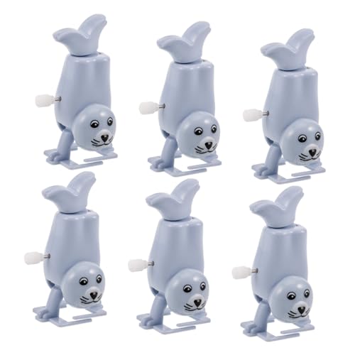 UPKOCH 6 Stück Teiliges Aufziehspielzeug mit Lustigen Lauf Kletteraktionen Windup Tierfiguren für Kindergeburtstag Mitgebsel Langlebige Mechanische Seehund Modelle für UPKOCH 6 Stück Teiliges Aufziehspielzeug mit Lustigen Lauf Kletteraktionen Windup Tierfiguren für Kindergeburtstag Mitgebsel Langlebige Mechanische Seehund Modelle für von UPKOCH