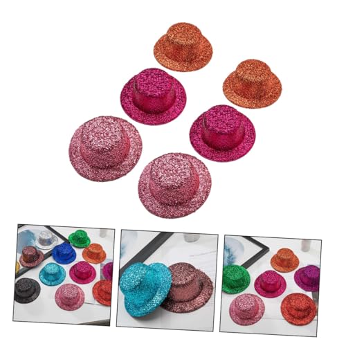 UPKOCH 6 Stück Teiliges Bunte Glitzer Mini hüte aus Langlebig Vielseitig für Puppen Dekoration Party Zubehör DIY Handarbeitsmaterial Zufällige Farbe Zufällige Farbe UPKOCH 6 Stück Teiliges Bunte Glitzer Mini hüte aus Langlebig Vielseitig für Puppen Dekoration Party Zubehör DIY Handarbeitsmaterial Zufällige Farbe Zufällige Farbe von UPKOCH