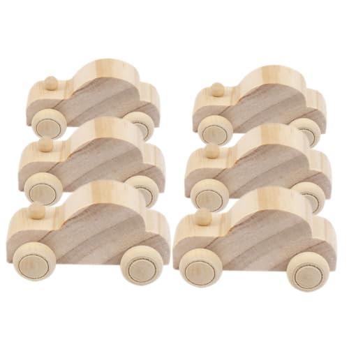 UPKOCH 6 Stück Teiliges DIY Holzauto Bastelset für Unbemalte Graffiti Holzspielzeug Autos Handliche Holzautos Kreativität und Hand Auge Koordination Sicher und Leicht für Vorschule und UPKOCH 6 Stück Teiliges DIY Holzauto Bastelset für Unbemalte Graffiti Holzspielzeug Autos Handliche Holzautos Kreativität und Hand Auge Koordination Sicher und Leicht für Vorschule und von UPKOCH