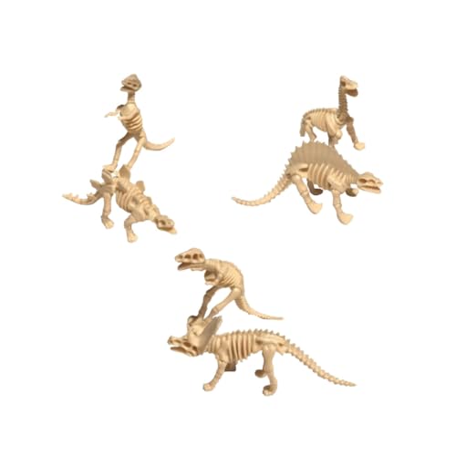 UPKOCH 6 Stück Teiliges Dinosaurier Skelett Modell aus Robustem Kunststoff Pädagogisches für Vorstellungskraft und Lernspaß Realistische Nachbildung für Sammler und Geburtstagsfeiern UPKOCH 6 Stück Teiliges Dinosaurier Skelett Modell aus Robustem Kunststoff Pädagogisches für Vorstellungskraft und Lernspaß Realistische Nachbildung für Sammler und Geburtstagsfeiern von UPKOCH
