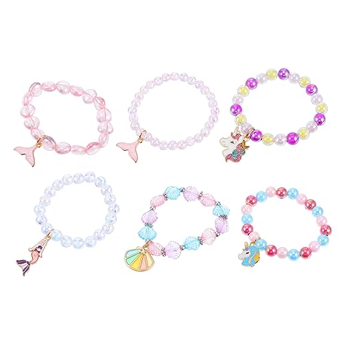 UPKOCH 6 Stück Teiliges Einhorn Armband Set für Mädchen Bunte Acrylperlen Farbenfrohe Freundschaftsbänder Langlebig für Geburtstagsfeiern und Partygeschenke UPKOCH 6 Stück Teiliges Einhorn Armband Set für Mädchen Bunte Acrylperlen Farbenfrohe Freundschaftsbänder Langlebig für Geburtstagsfeiern und Partygeschenke von UPKOCH
