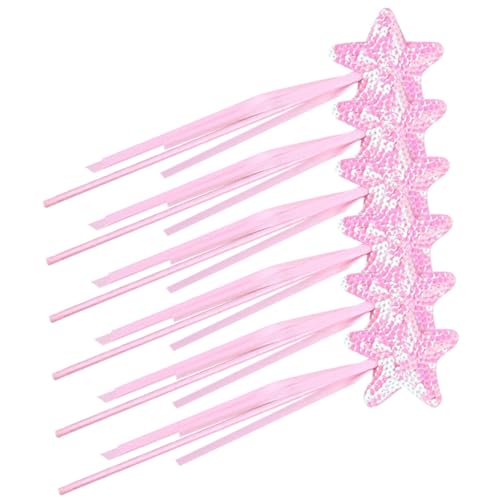 UPKOCH 6 Stück Teiliges Feen Zauberstab mit Sternpailletten Pinke Performance Requisiten Leicht Langlebig für Geburtstagsfeiern Kostümspiele Bühnenauftritte und Feenpartys UPKOCH 6 Stück Teiliges Feen Zauberstab mit Sternpailletten Pinke Performance Requisiten Leicht Langlebig für Geburtstagsfeiern Kostümspiele Bühnenauftritte und Feenpartys von UPKOCH