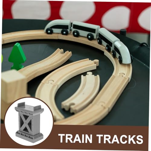 UPKOCH 6 Stück Teiliges Holz Zugbrückenstützen für Holzeisenbahn Stabile Gleiserhöhung Kompatibel mit Meisten Holzspielzeug Bahngleisen Fördert Spielerisches Bauen und Kreativität im UPKOCH 6 Stück Teiliges Holz Zugbrückenstützen für Holzeisenbahn Stabile Gleiserhöhung Kompatibel mit Meisten Holzspielzeug Bahngleisen Fördert Spielerisches Bauen und Kreativität im von UPKOCH