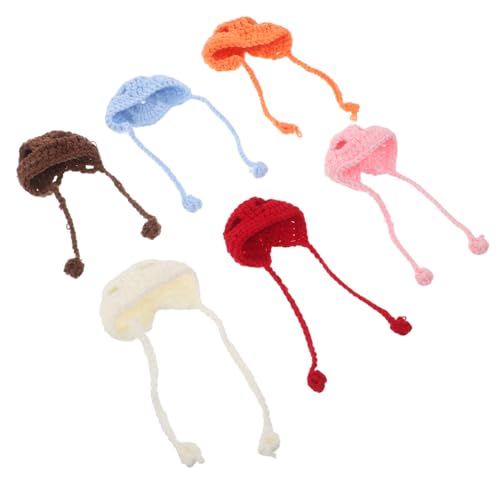 UPKOCH 6 Stück Teiliges Mini Strickmützen aus Garn für Puppen Kleine Tiere DIY Bastelprojekte Vielseitig als Taschenanhänger Schlüsselanhänger und Weihnachtsbaumdeko Geeignet UPKOCH 6 Stück Teiliges Mini Strickmützen aus Garn für Puppen Kleine Tiere DIY Bastelprojekte Vielseitig als Taschenanhänger Schlüsselanhänger und Weihnachtsbaumdeko Geeignet von UPKOCH