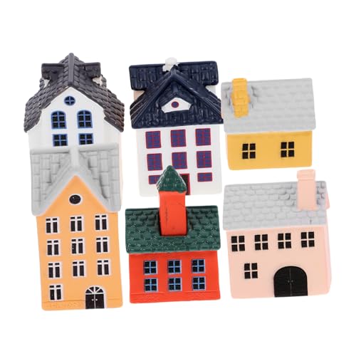 UPKOCH 6 Stück Teiliges Miniatur Haus für Mikro Landschaftsdeko Europäisches Wohnhaus für Terrarien Bonsai und Desktop Dekoration UPKOCH 6 Stück Teiliges Miniatur Haus für Mikro Landschaftsdeko Europäisches Wohnhaus für Terrarien Bonsai und Desktop Dekoration von UPKOCH