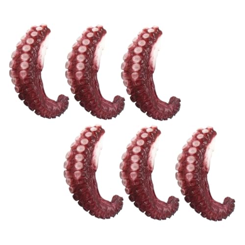 UPKOCH 6 Stück Teiliges Realistische Künstliche Octopusarme Lebensechte Meeresfrüchte Deko für Tisch Fotografie Requisiten Vielseitige Leichte und Wartungsfreie Deko für Zuhause und UPKOCH 6 Stück Teiliges Realistische Künstliche Octopusarme Lebensechte Meeresfrüchte Deko für Tisch Fotografie Requisiten Vielseitige Leichte und Wartungsfreie Deko für Zuhause und von UPKOCH