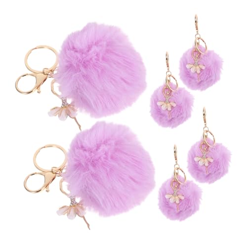 UPKOCH 6 Stück Teiliges Schlüsselanhänger Ballerina mit Flauschigem Kunstfell Weicher Griff Strassverzierung Robustem Metallverschluss Elegante Tanzmotiv Dekoration für Taschen Rucksäcke UPKOCH 6 Stück Teiliges Schlüsselanhänger Ballerina mit Flauschigem Kunstfell Weicher Griff Strassverzierung Robustem Metallverschluss Elegante Tanzmotiv Dekoration für Taschen Rucksäcke von UPKOCH