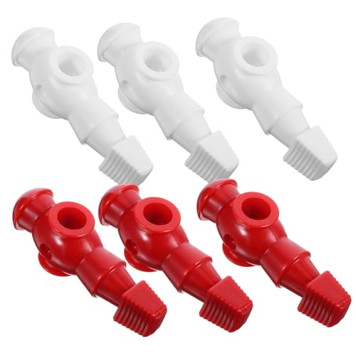 UPKOCH 6 Stück Teiliges Tischfußball Ersatzspieler aus Langlebigem Resin und PP Robuste Fußballmannschaft Figuren in Rot und Weiß Einfache Installation für Tischkicker Zubehör UPKOCH 6 Stück Teiliges Tischfußball Ersatzspieler aus Langlebigem Resin und PP Robuste Fußballmannschaft Figuren in Rot und Weiß Einfache Installation für Tischkicker Zubehör von UPKOCH