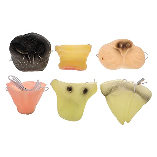 UPKOCH 6 Stück Tierische Nase Halloween-maske Lustige Nasenmasken Maske Für Cosplay Beängstigend Kind Atmungsaktiv Hörner Streich Halloween-tier Nasenmasken Für Tiere Party Vinyl Colorful von UPKOCH