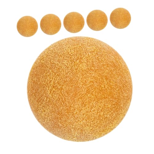 UPKOCH 6 Stück Tischfußballmatte Kleiner Ball Tischfußballtisch Tischfußballdekoration Mini Tischfußballspiele Tischfußballbälle Ersatzfußballtisch Kleiner Fußball Winziger von UPKOCH