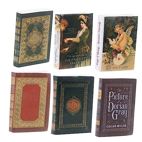 UPKOCH 6 Stück Vintage Buchmodell für spielzeuge für Decor Books Children Toys Miniatur-Bücher-Modell Kinderbuch Mini-Bücher winzige Bücher Papier UPKOCH 6 Stück Vintage Buchmodell für spielzeuge für Decor Books Children Toys Miniatur-Bücher-Modell Kinderbuch Mini-Bücher winzige Bücher Papier von UPKOCH