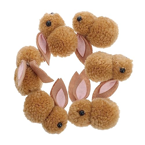 UPKOCH 6 Stück Weihnachtsdekoration Plüschtiere Kuscheltier ausgestopft Dekorationen büro Dekoration Office Decoration Cute Decor Weihnachtsbaum Weihnachtsbedarf Coffee von UPKOCH