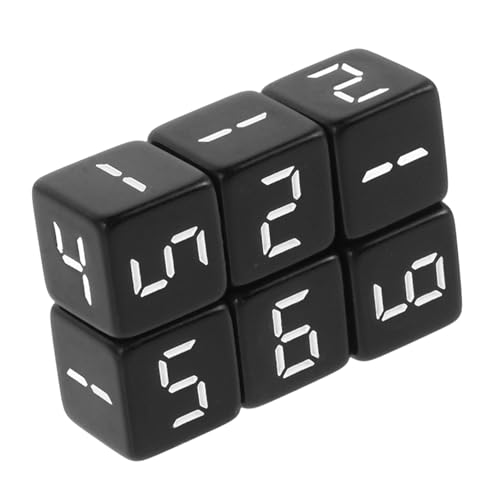 UPKOCH Brettspiel-würfel 6-TLG. 16-mm-Harz-würfelset Multifunktionale Zahlenwürfel Für RPG-strategiespiele Partygeschenke von UPKOCH