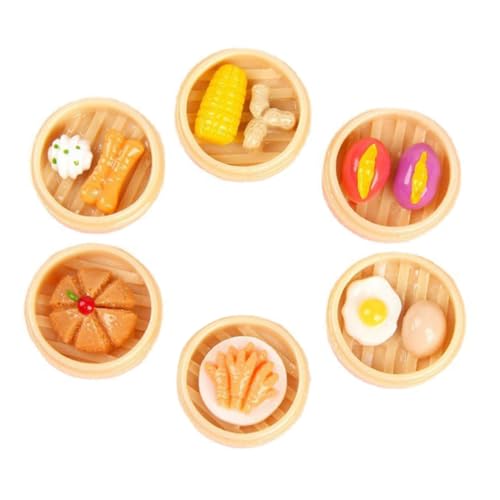 UPKOCH 6 Stück simuliertes Essen Mini Spiel Essen Dampfiges Lebensmittelmodell Miniatur-gedämpftes Essen Miniatur-Küchendekoration für Lebensmittel Mini-Food- Gemüsedampfer Harz UPKOCH 6 Stück simuliertes Essen Mini Spiel Essen Dampfiges Lebensmittelmodell Miniatur-gedämpftes Essen Miniatur-Küchendekoration für Lebensmittel Mini-Food- Gemüsedampfer Harz von UPKOCH