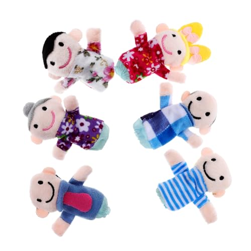 UPKOCH 6 Stücke Fingerpuppenspielzeug Handpuppe Gefälschte Hand Dinosaurier-fingerspielzeug Klebrige Hände Lebensechte Spielzeugfigur Kreatives Figurenspielzeug Handspielzeug Stoff von UPKOCH