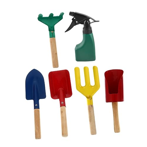 UPKOCH Kinderfreundliches Gartenwerkzeug-Set 6-teilig Schaufel Rechen Kelle Spielzeug Für Draußen Aus Langlebigem Praktischem Material Zufällige Farbe UPKOCH Kinderfreundliches Gartenwerkzeug-Set 6-teilig Schaufel Rechen Kelle Spielzeug Für Draußen Aus Langlebigem Praktischem Material Zufällige Farbe von UPKOCH