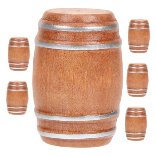UPKOCH 6 Teiliges Barzubehör Mini Whiskeyfass Mini Bierfässer Modelle Miniatur Bierfässer Miniatur Weinfass Figur Miniaturen Puppenhauszubehör Hellbraun Aus Holz UPKOCH 6 Teiliges Barzubehör Mini Whiskeyfass Mini Bierfässer Modelle Miniatur Bierfässer Miniatur Weinfass Figur Miniaturen Puppenhauszubehör Hellbraun Aus Holz von UPKOCH