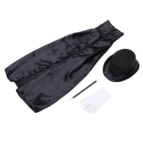 UPKOCH Zauberer-Cosplay-Outfit Für Kinder 6-teilig Komplettes Set Halloween-kostüme Handschuhe Mütze Umhang Krawatte Bühnenauftrittskleid Zufälliger Stil UPKOCH Zauberer-Cosplay-Outfit Für Kinder 6-teilig Komplettes Set Halloween-kostüme Handschuhe Mütze Umhang Krawatte Bühnenauftrittskleid Zufälliger Stil von UPKOCH