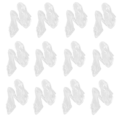 UPKOCH 60 Paar Mini-kristallhausschuh Stellen Sie Sich Vor, Sie Requisiten Kinderpuppendekorationen Puppe High Heels Geben Vor, Hausspielzeug Zu Sein Puppenteile Plastik von UPKOCH