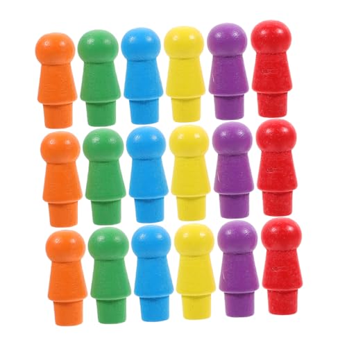 UPKOCH 60 Stück Checker Schach bunt Holz UPKOCH 60 Stück Checker Schach bunt Holz von UPKOCH