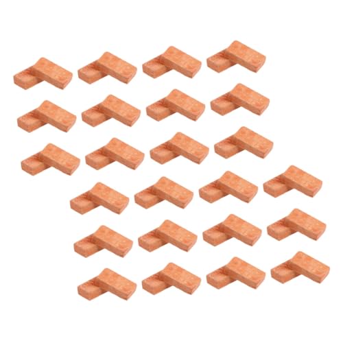UPKOCH 60 Stück Maßstab Realistische Modellziegel für DIY Sandtisch Mikro Landschaftsbau Wiederverwendbare Micro Szene Bausteine von UPKOCH