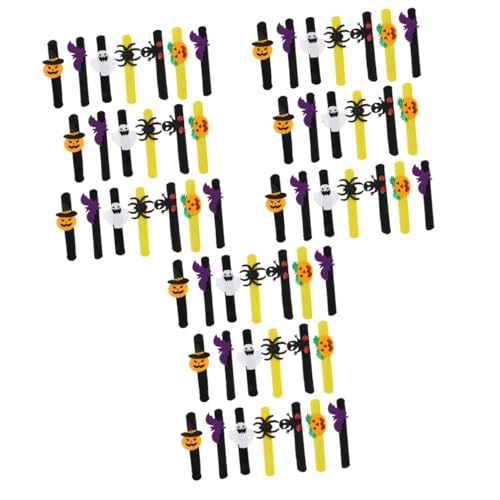 UPKOCH 60 Stück Teiliges Halloween Slap Bracelet für Sichere und Flexible Klatscharmbänder Glatte Kanten als Party Mitgebsel und Festtagsdekoration UPKOCH 60 Stück Teiliges Halloween Slap Bracelet für Sichere und Flexible Klatscharmbänder Glatte Kanten als Party Mitgebsel und Festtagsdekoration von UPKOCH