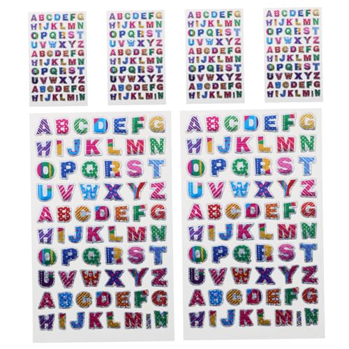 UPKOCH 60Blätter Glitzer Alphabet Aufkleber für Selbstklebende DIY Bastelprojekte und Lernhilfe für Vorschulkinder Einfach Abziehbar UPKOCH 60Blätter Glitzer Alphabet Aufkleber für Selbstklebende DIY Bastelprojekte und Lernhilfe für Vorschulkinder Einfach Abziehbar von UPKOCH