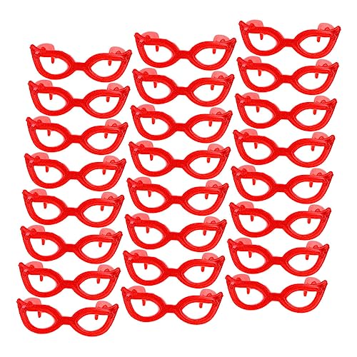 UPKOCH 60St Mini-Brille kunststoffgläser puppenkleidung Puppenpartygeschenke bastel Materialien puppenspielzeug Miniatur leichte Brille Minipuppenbrille modische Brillendekore Plastik rot UPKOCH 60St Mini-Brille kunststoffgläser puppenkleidung Puppenpartygeschenke bastel Materialien puppenspielzeug Miniatur leichte Brille Minipuppenbrille modische Brillendekore Plastik rot von UPKOCH