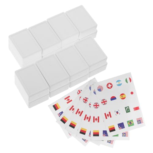 UPKOCH 65 Stück Flaggen Mahjong Spielaufkleber Domino Ständer Für Mexikanische Zugspiele Für Erwachsene Internationale Flaggen Partygeschenke Internationale Flaggen Gastgeschenke von UPKOCH