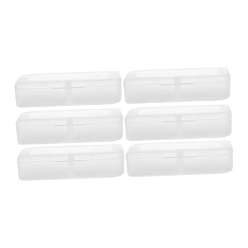 UPKOCH 6Er-Packung Brillenetui für Puppen Puppenbrillenetui Puppen Accessoires Puppen Sonnenbrillenetui Puppe verkleiden Zubehör Miniatur-Puppenhauszubehör Plastik Transparent von UPKOCH