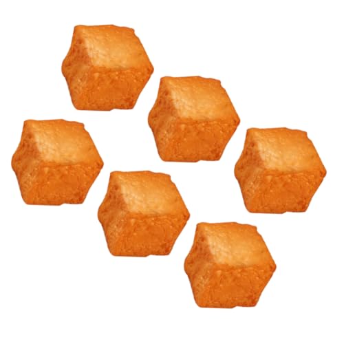 UPKOCH 6Pcs Simulierter Tofu wohnungsdeko hausdeko wohnraumdeko tischdeko esstisch Kühlschrankmagnete für Lebensmittel Obst Burger PVC-Faux-Fisch-Tofu Küchen-Fisch-Tofu-Requisite Orange UPKOCH 6Pcs Simulierter Tofu wohnungsdeko hausdeko wohnraumdeko tischdeko esstisch Kühlschrankmagnete für Lebensmittel Obst Burger PVC-Faux-Fisch-Tofu Küchen-Fisch-Tofu-Requisite Orange von UPKOCH