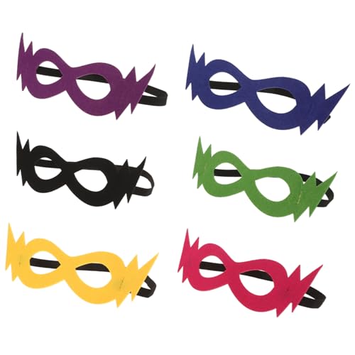 UPKOCH Masken Für Kinder 6er-pack Filz-halloween-masken Kostüme Für Kinder Karneval von UPKOCH