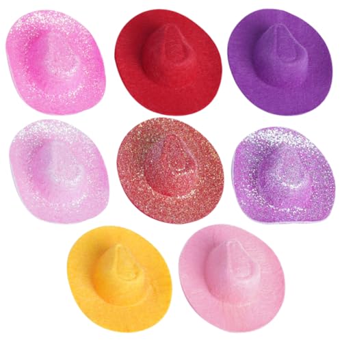 UPKOCH 6-teiliges Miniatur-Hut-Set – Basteln Sie Mini-hüte Für Puppen Party-Dekorationen Entzückende Hüte von UPKOCH