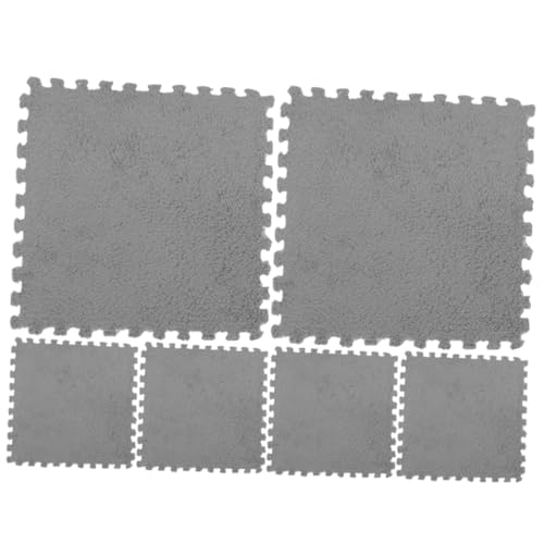 UPKOCH 6er-Pack Baby-spielmatten Ineinandergreifende Puzzle-bodenmatten Weiche Multifunktionale Spiel- Und Turnmatten Graue Eva-Matte Zum Krabbeln von UPKOCH