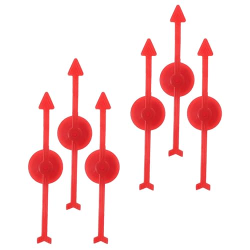 UPKOCH 6St Rotierender Zeiger aus Kunststoff Spielzeuge rotierender Pfeil Leere Spielspinner Pfeile Zubehör Brettspiele selber Machen Schreibtisch Drehscheibe Indikator Schachbrett von UPKOCH